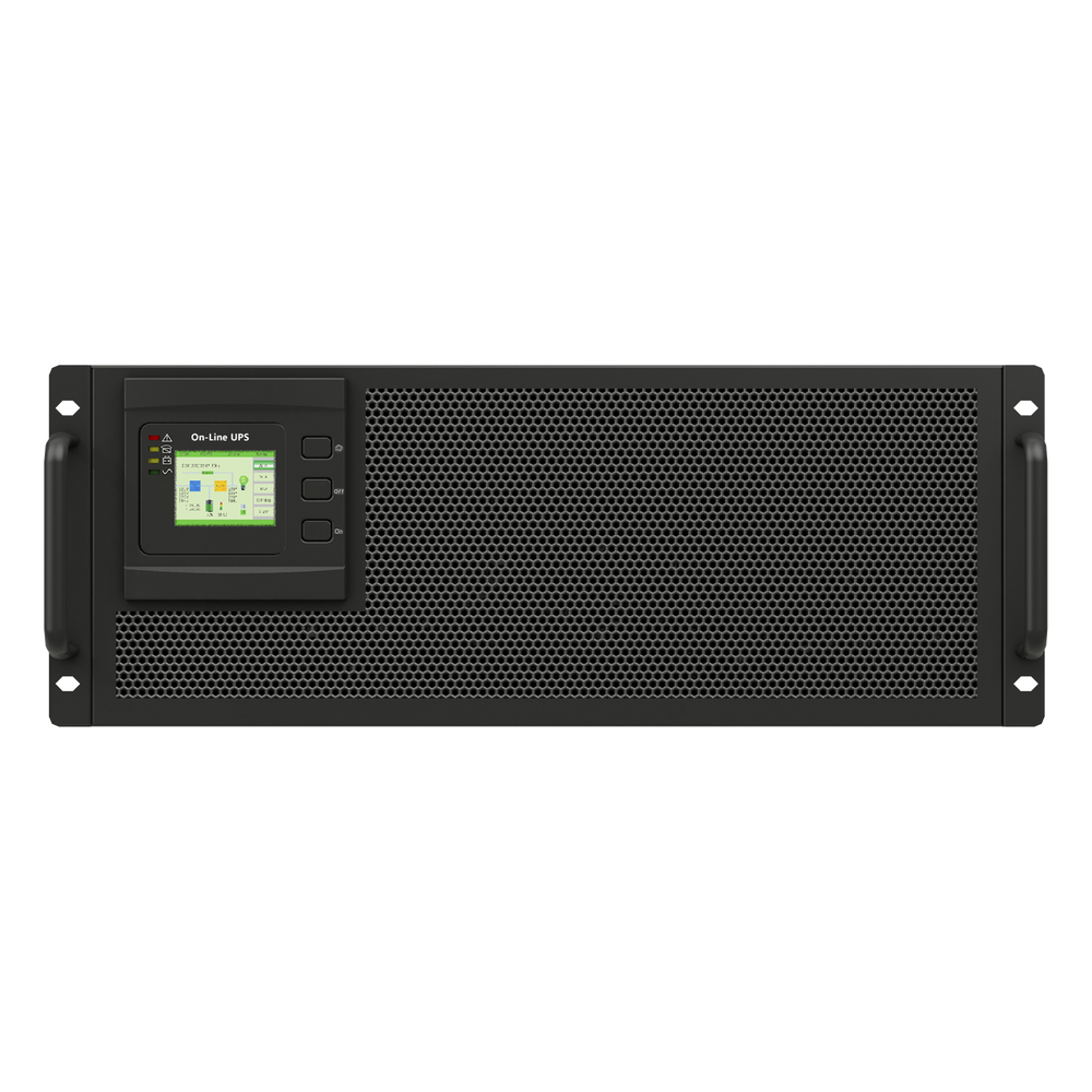 UPS de 25 KVA / 25 kW, Online Doble Conversión, 220 Vac L-L de Entrada 3 Fases, Entrada Hardwired, Onda Senoidal Pura, Torre o Rack