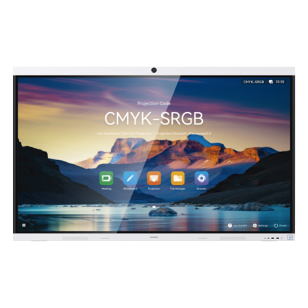 HUAWEI IdeaHub B3, Pantalla interactiva para Colaboración Inteligente, 75", 4K UHD, Harmony, Wi-Fi 6, Seguimiento de Voz, BYOM, Administración desde la Nube Gratis, blanco Jade
