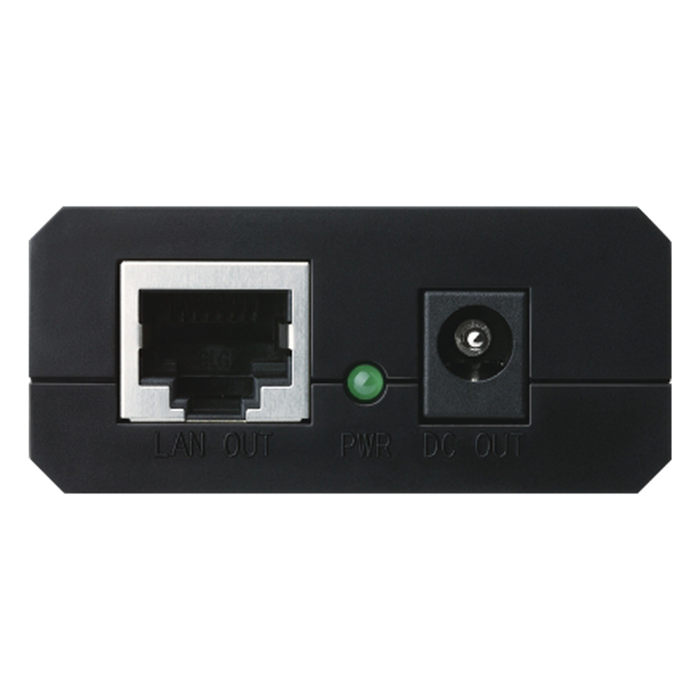 Splitter PoE (15W) / Potencia de Salida Seleccionable (5 , 9 o 12 Vcc) / 2 puerto 10/100/1000 Mbps / Plug and Play