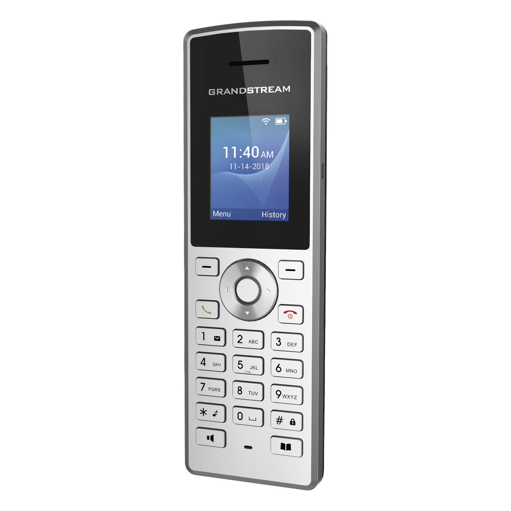 Teléfono IP portátil con conexión a través de Wi-Fi, 2 líneas, 2 cuentas SIP