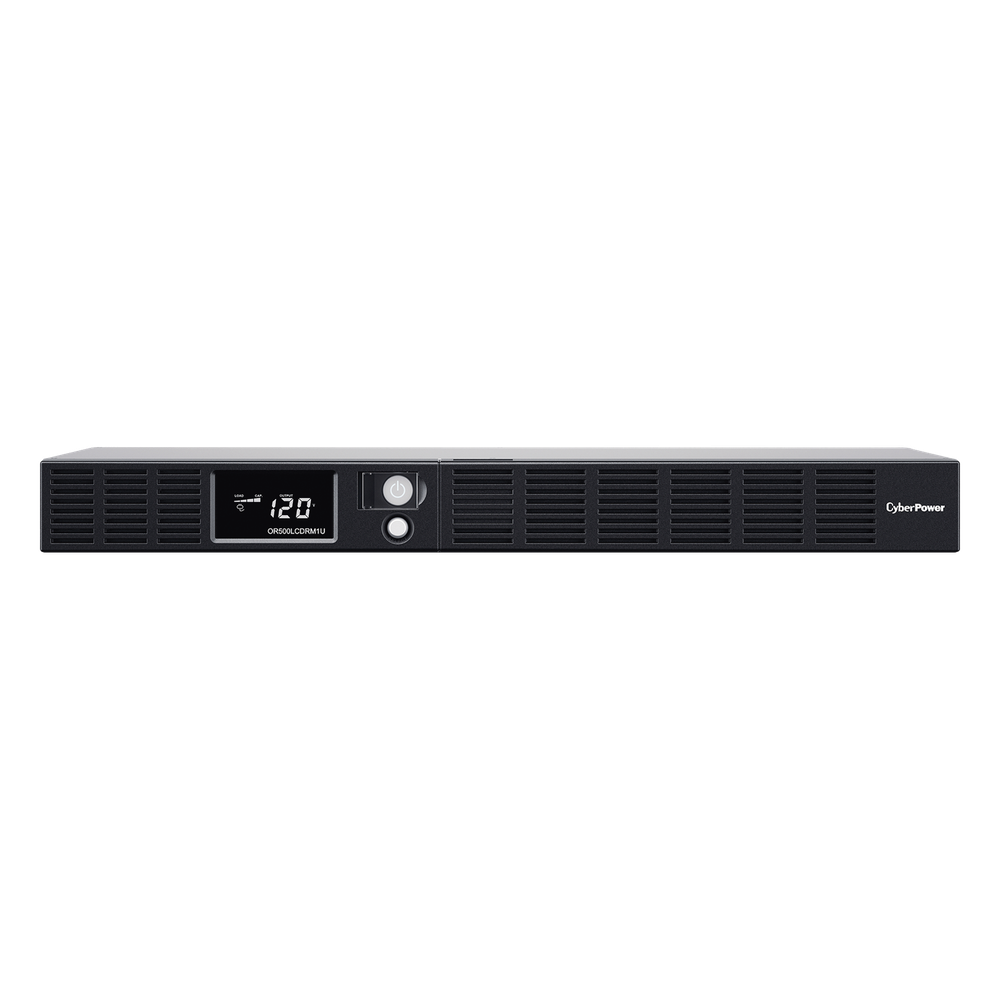 UPS de 500 VA/300 W, Topología Línea Interactiva, Entrada 120 Vca NEMA 5-15P, Tipo Rack 1 UR, Con 6 Tomas NEMA 5-15R