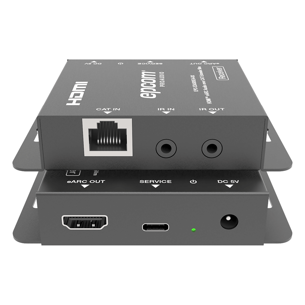 Extensor Audio HDMI eARC | 50 Metros | CAT5e/6 | Soporte Dolby Atmos DTS-HD | IR Bidireccional | CEC Passthrough | Carcasa Metálica