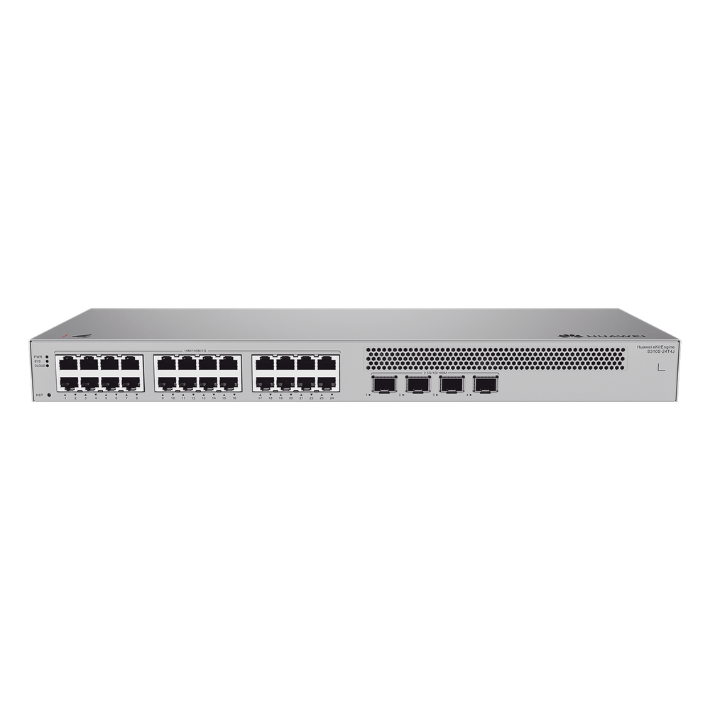 Switch de Acceso Gigabit Administrable Capa 2+ / 24 puertos 10/100/1000 Mbps / 4 Puertos 2.5GE SFP Uplink / ERPS / Rutas Estáticas / Administración Nube Gratis