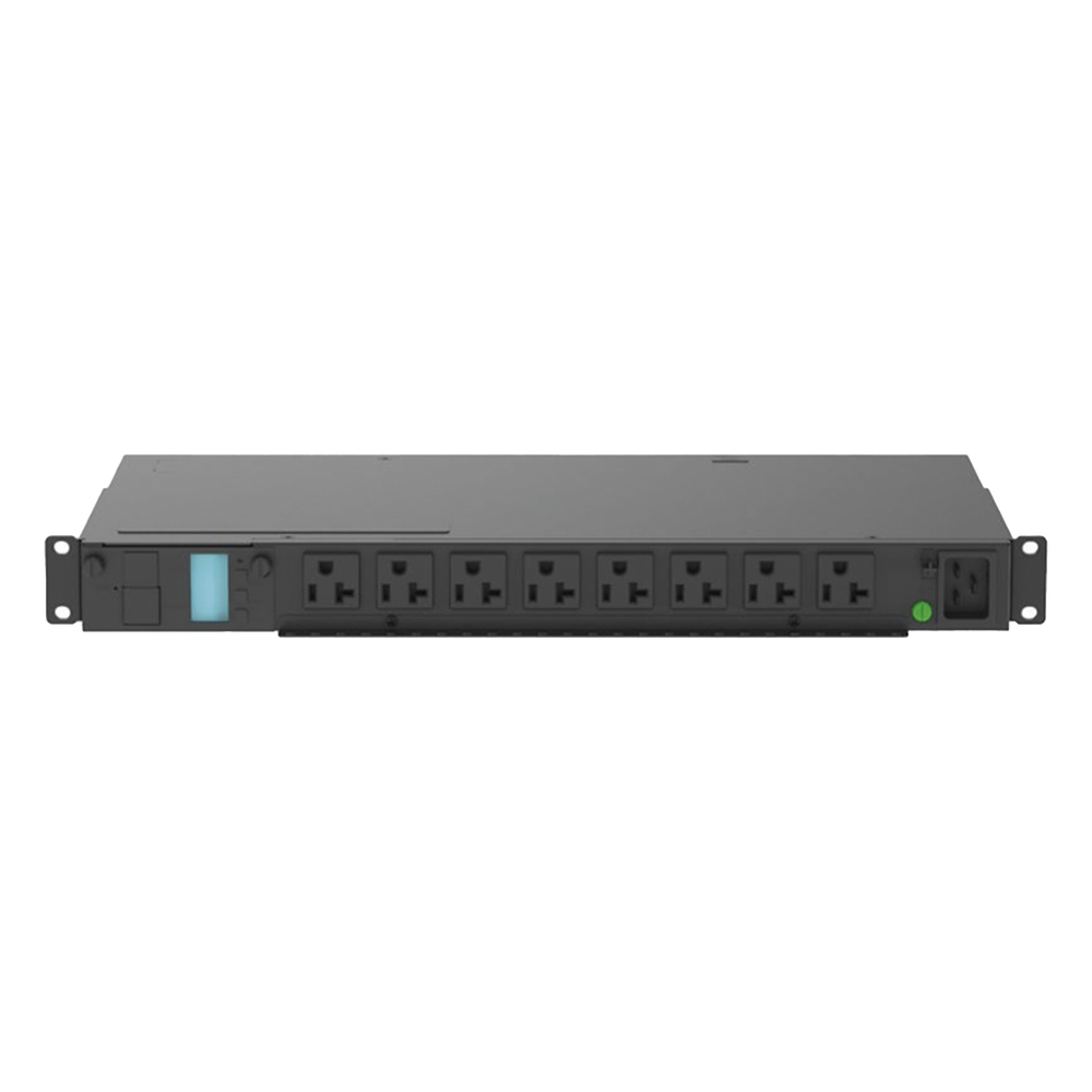 PDU G5 Monitoreable (MI) para Distribución de Energía, Enchufe de Entrada NEMA 5-15P, Con 8 Salidas 5-20R, Horizontal 19in, 120 Vca, 15 Amp, 1UR