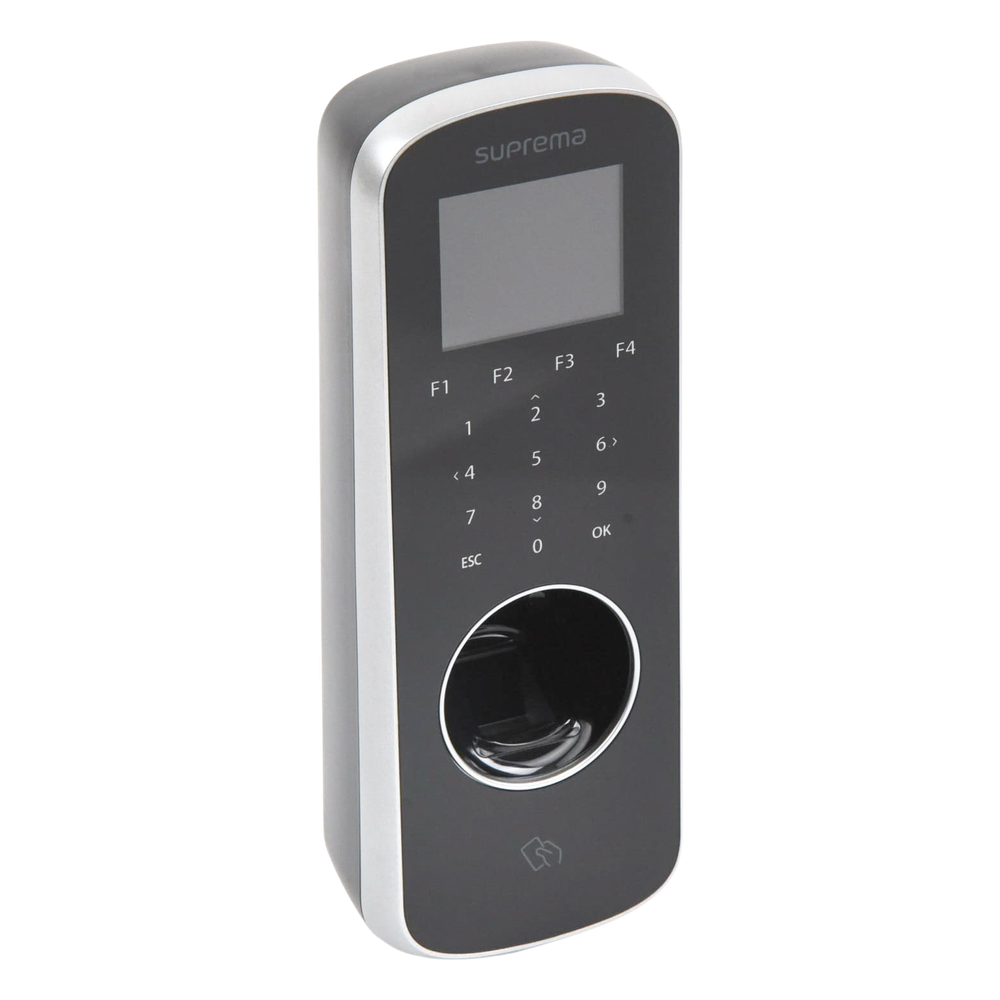 BioStation L2 Lector de Huella Delgado con Teclado Touch y Lector 13.56 MHz MIFARE®/ NFC /DESFire/DESFire EV1/ Felica