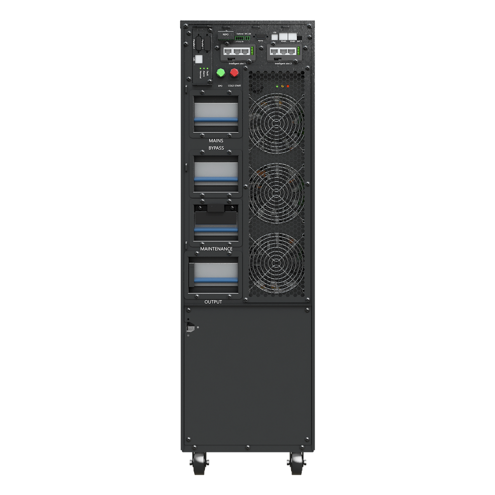 UPS Trifásico Online Doble Conversión / 10 kVA / FP 1.0 / Eficiencia 94% / Paralelo 6x / Transferencia 0 ms