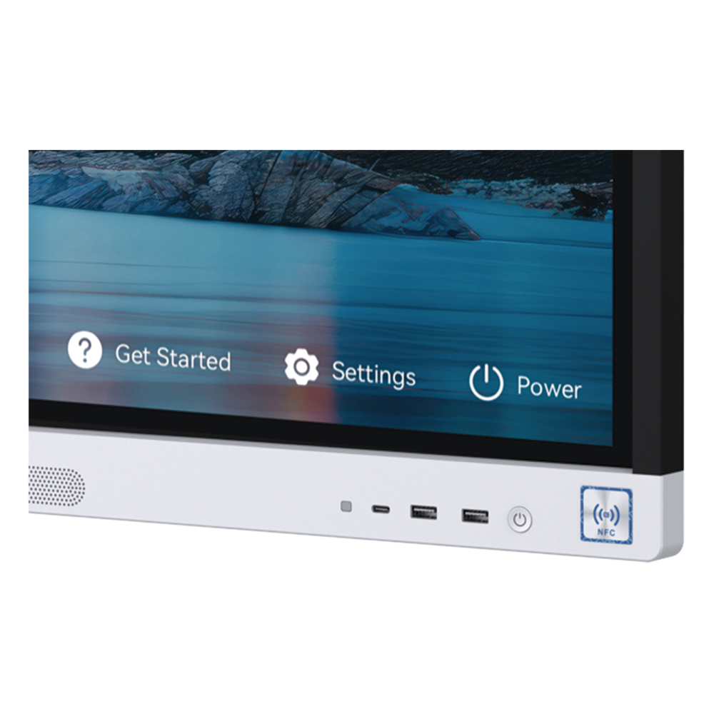 HUAWEI IdeaHub B3, Pantalla interactiva para Colaboración Inteligente, 75", 4K UHD, Harmony, Wi-Fi 6, Seguimiento de Voz, BYOM, Administración desde la Nube Gratis, blanco Jade