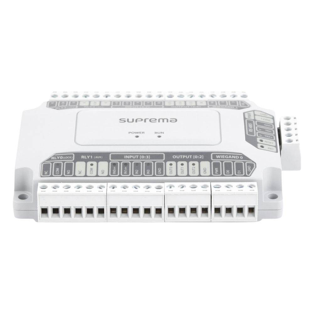 Módulo para Control de Puertas / 2 Entradas/Salidas Weigand / 4 Salidas de Relevador tipo C / Uso con BioStar 2