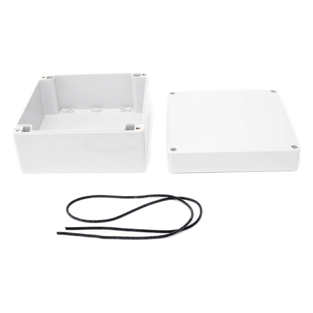 Gabinete Plástico para Exterior (IP65) de 160 x 160 x 90 mm Cierre por Tornillos.