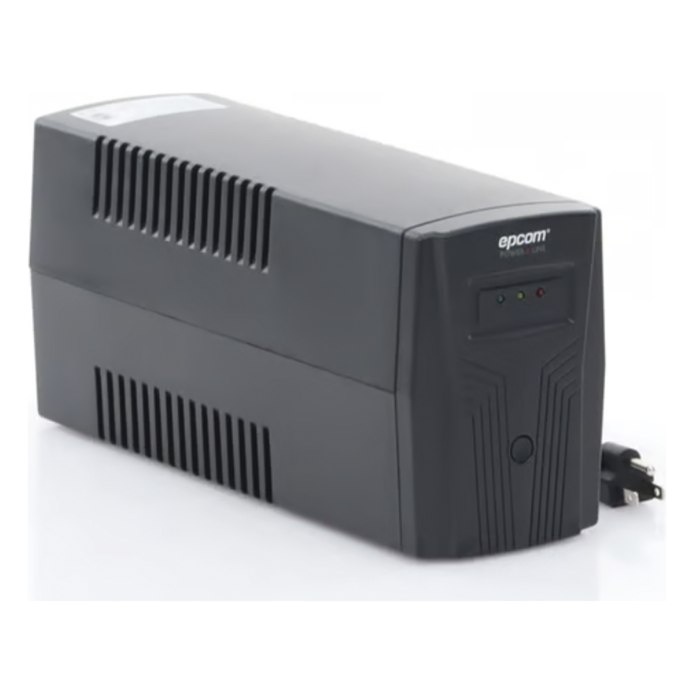 UPS de 850VA/510W / Protección contra Descarga, Sobretensión y Picos Transitorios / Entrada y Salida 120 Vca / Regulador de Voltaje AVR 80-150 Vca / Clavija NEMA 5-15P / 4 Tomas NEMA 5-15R /Sin RJ11 ni RJ45