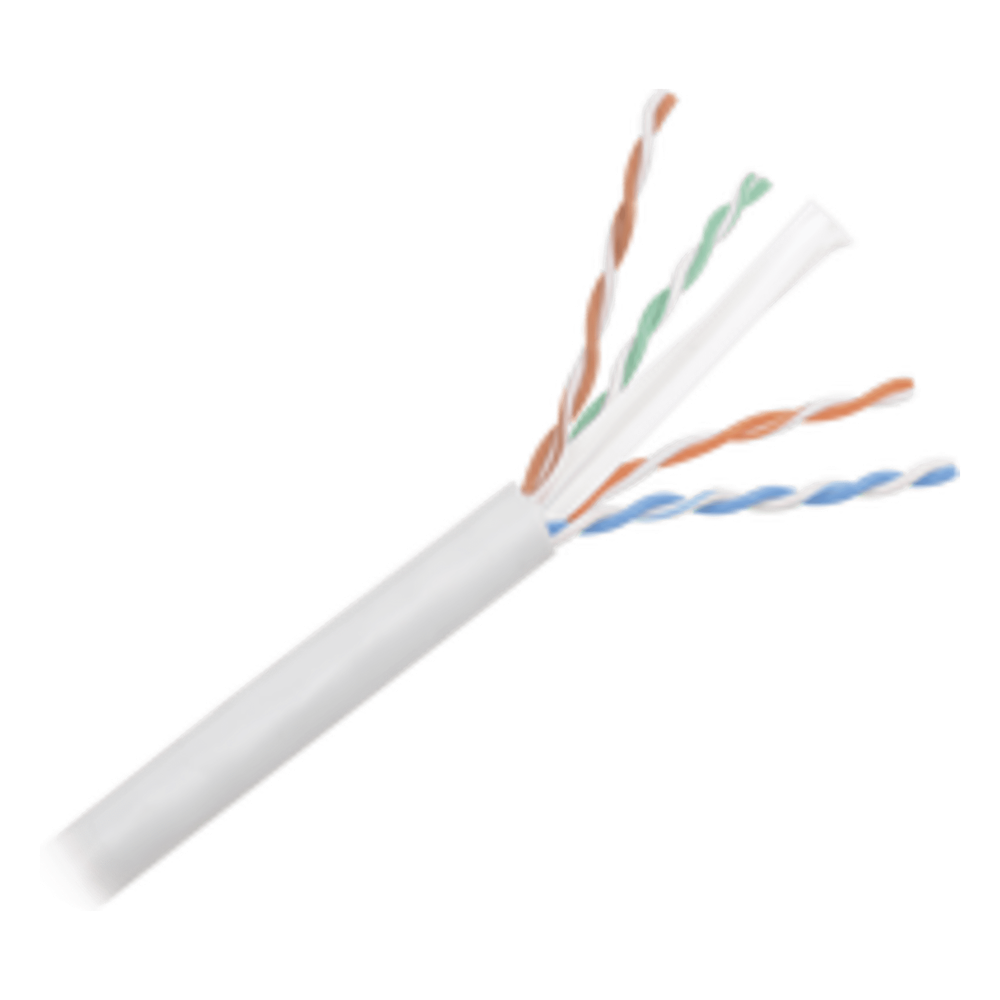Bobina de Cable UTP 305 Metros (1000 Pies) de Cobre, NetKey, Reelex, Gris, Categoría 6 (24 AWG), 1000Mbps, PVC (CM), de 4 Pares