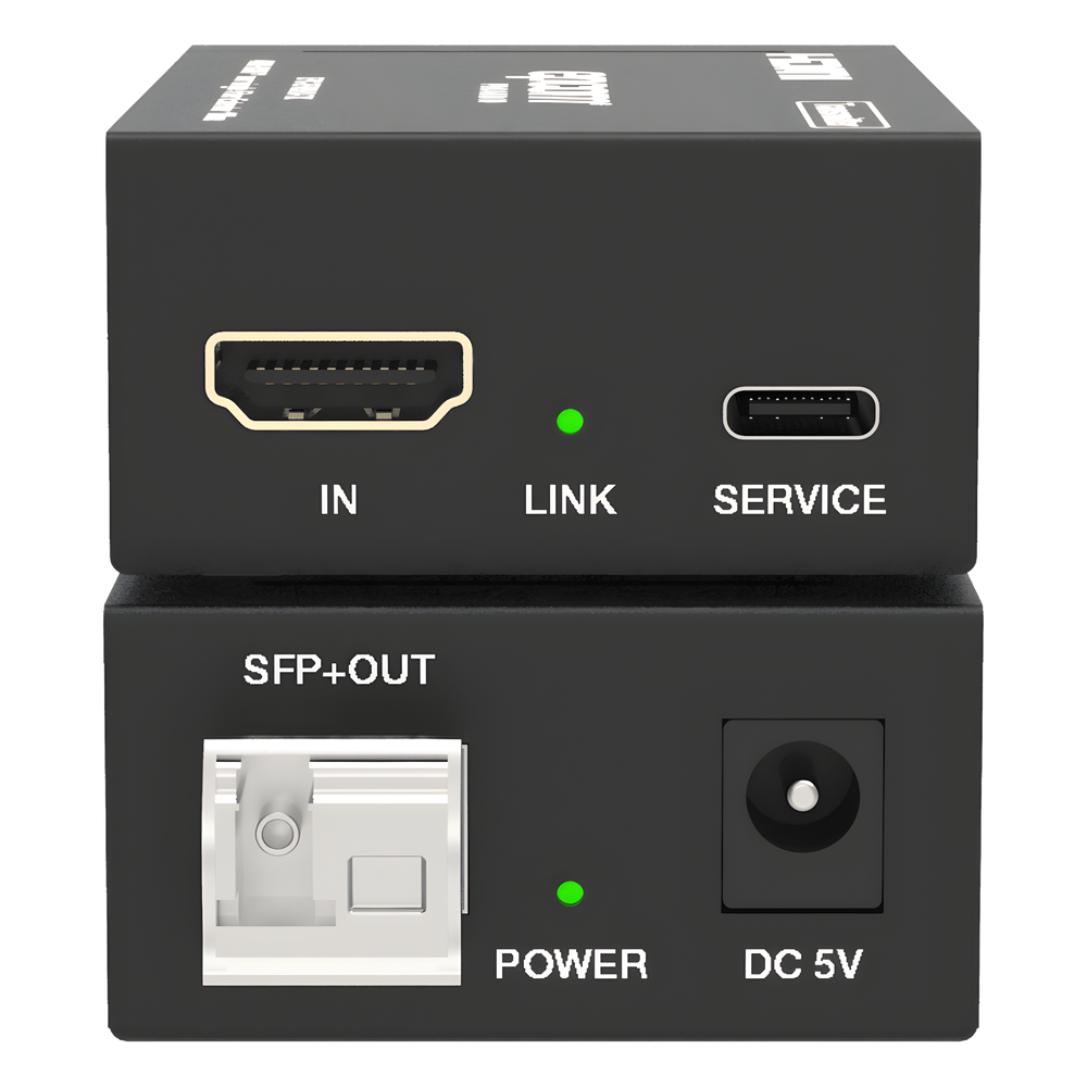 Extensor HDMI sobre Fibra Óptica | Resolución 4K2K@60Hz | Monomodo LC | 4:4:4 | Ancho de Banda 18 Gbps | Distancia hasta 10 km | HDCP 2.2 | HDR10+ Dolby Vision | Audio 7.1CH