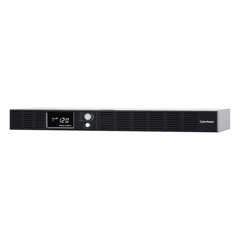 UPS de 500 VA/300 W, Topología Línea Interactiva, Entrada 120 Vca NEMA 5-15P, Tipo Rack 1 UR, Con 6 Tomas NEMA 5-15R