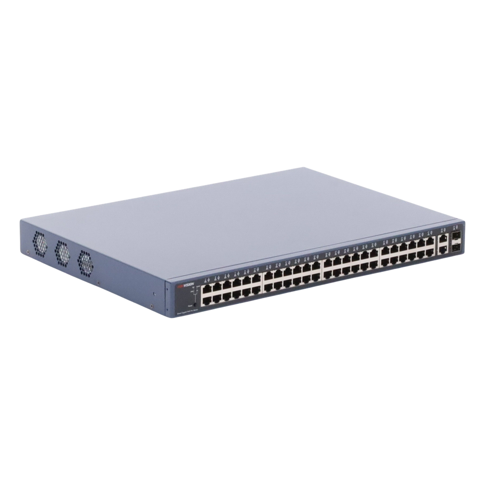 Switch PoE+ / Administrable / 48 Puertos 1000 Mbps PoE+ / 2 Puertos 1000 Mbps Uplink / 2 Puertos SFP / 470 Watts
