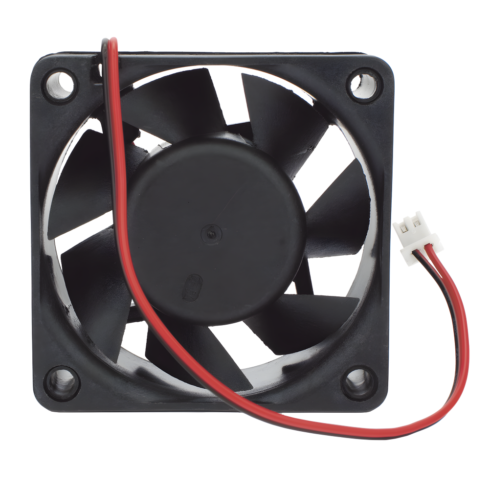 Ventilador Axial Anticondensante 12 Vcc, de 60 x 60 x 25 mm.