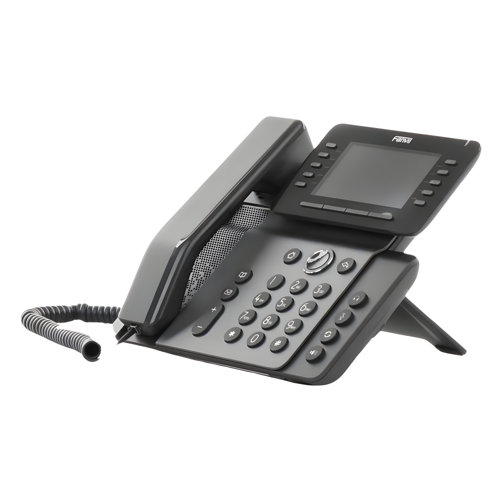 Teléfono IP Empresarial Esencial WiFi / Bluetooth, 20 líneas SIP, pantalla a color 4.3" ajustable, PoE, puertos Gigabit, conferencia local de 6 vías.