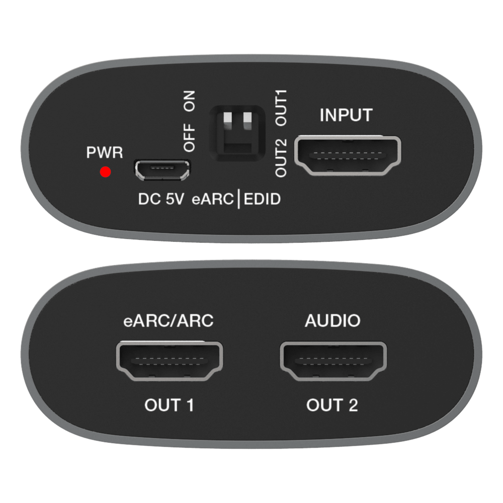 Extractor eARC HDMI | 18 Gbps | Audio Digital | Compatibilidad 4K HDR | Diseño Compacto