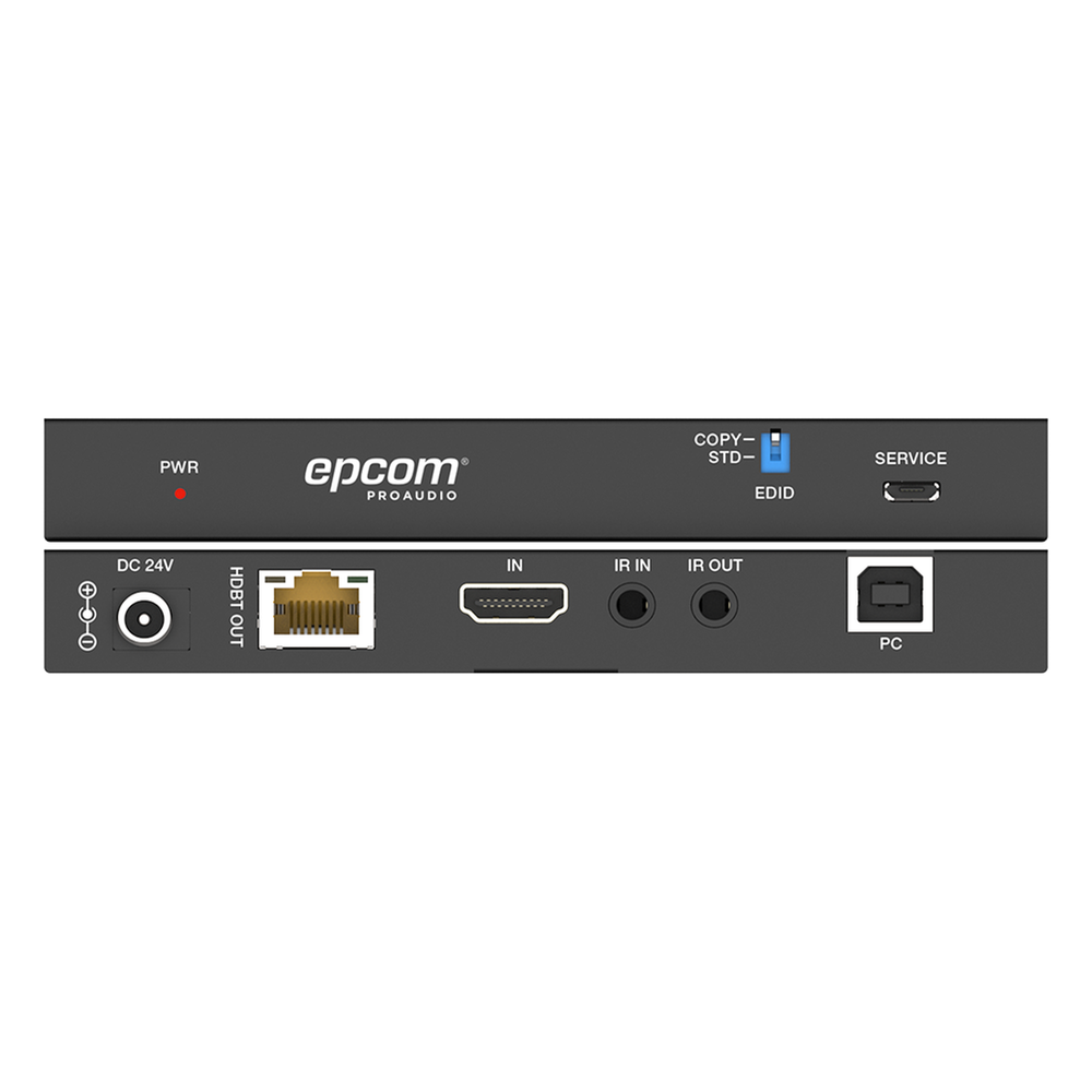 Kit Extensor HDMI con KVM | 4K@60Hz 4:4:4 | 150m en 1080 | 120m en 4K | HDBaseT | USB 2.0 | IR Bidireccional | POC | EDID