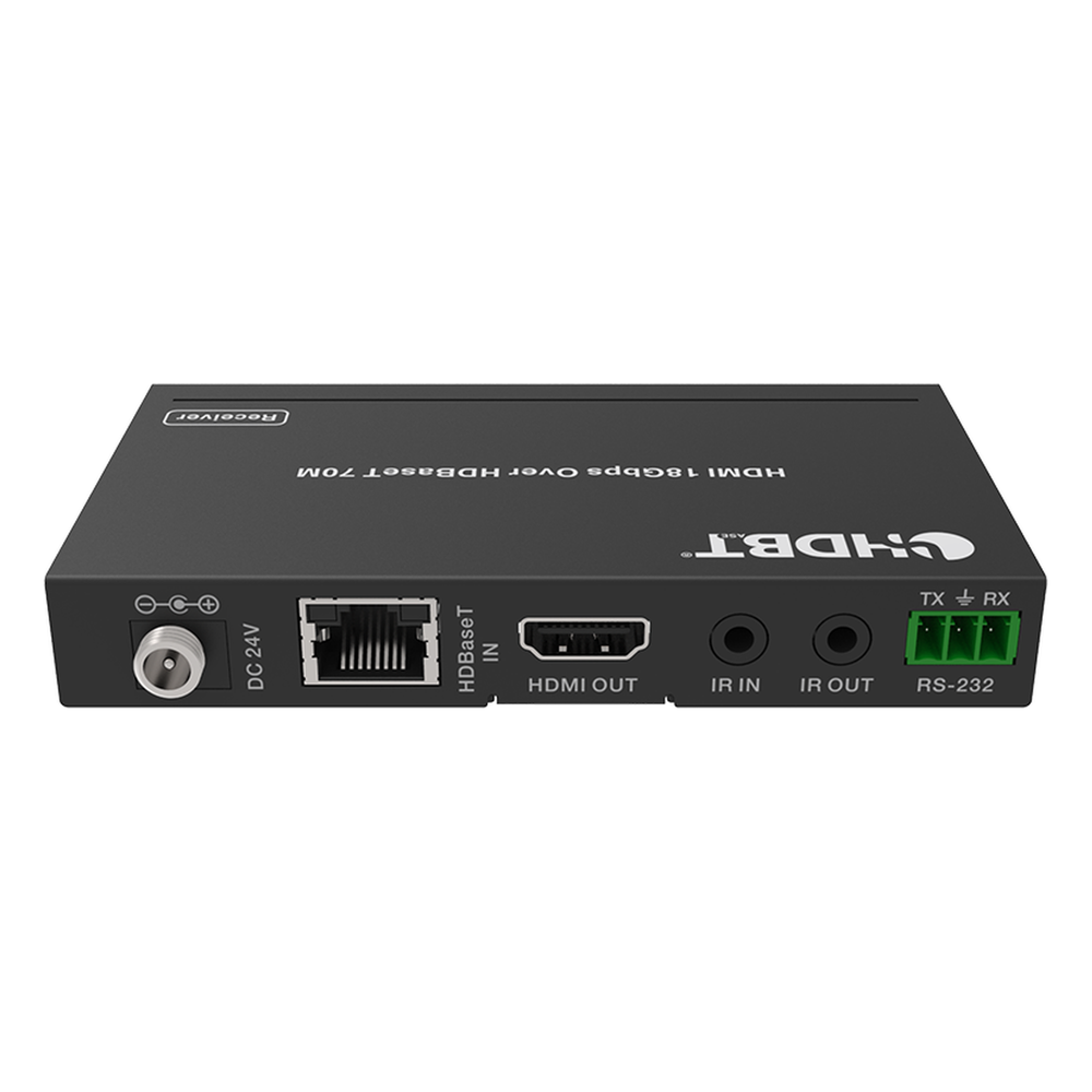 Kit Extensor HDBaseT | 4K2K@60Hz 40m | 1080p 70m | Función PoC | IR Bidireccional | RS-232 |