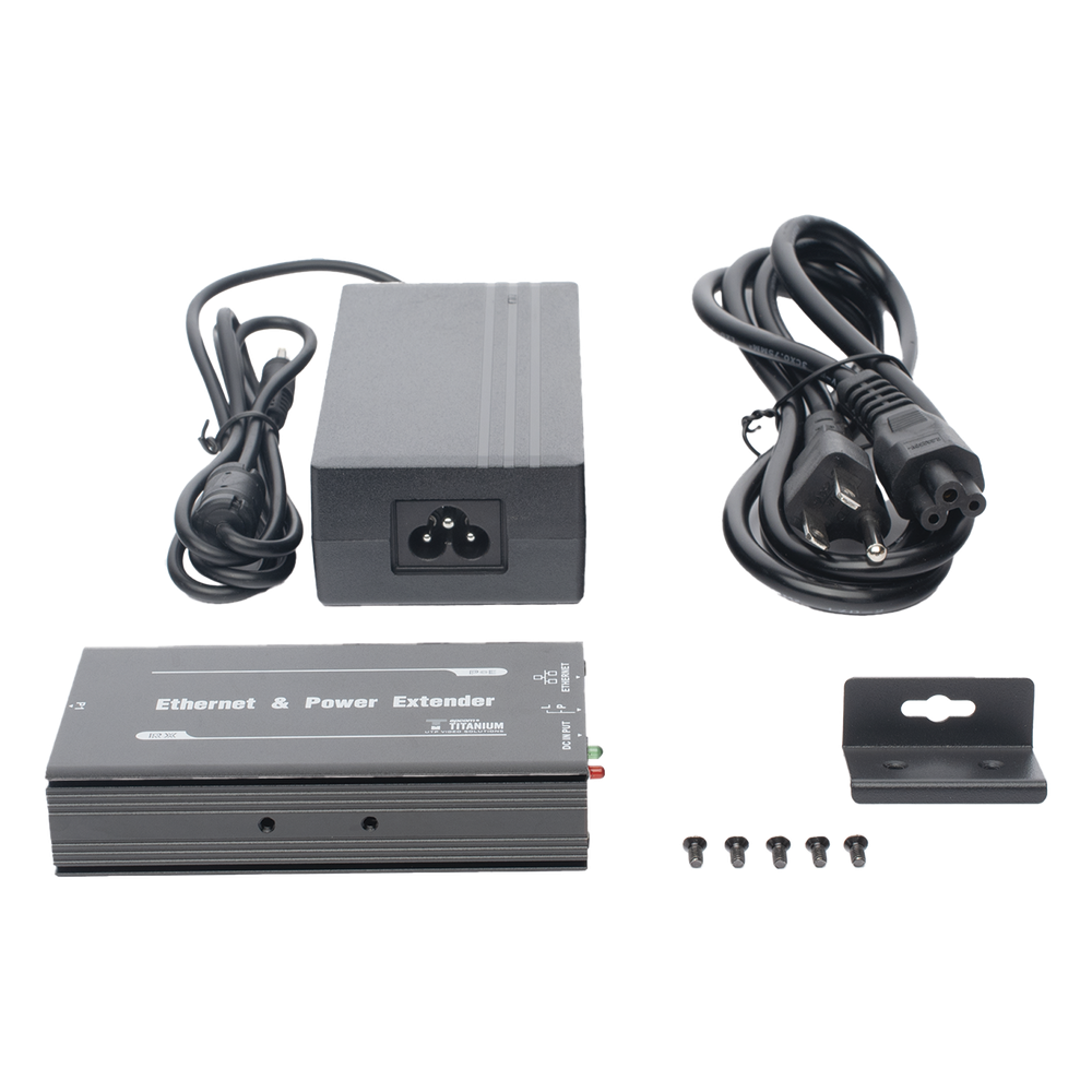 (POE 600 METROS) Receptor para Extensor PoE TT-8001TPOE / 1 Puerto para recepción de video y alimentación (PoE) / IDEAL PARA DOMOS Y CAMARAS IP / Conexión en Cascada / Soporta PTZ´s de 60 W / Soporta IEEE802.3af/at