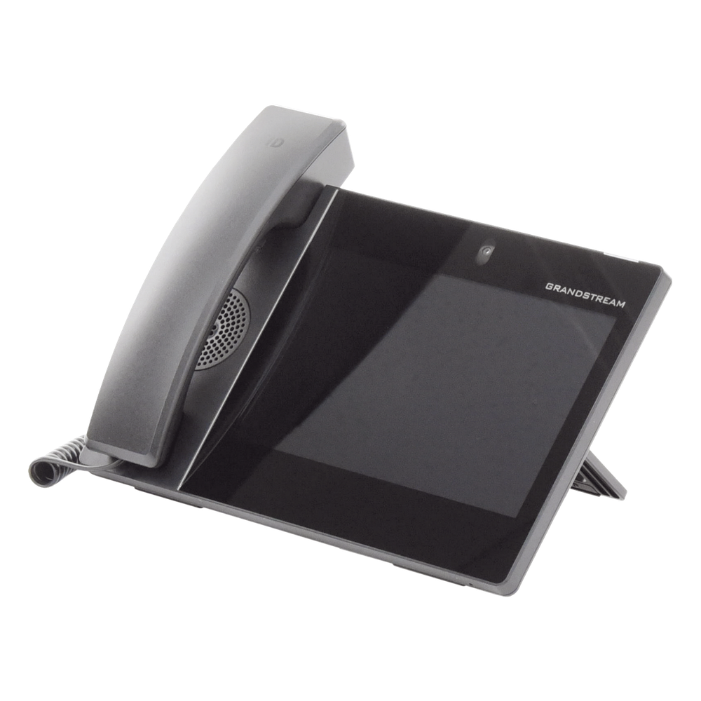 Teléfono IP Android 11, 16 líneas SIP con 16 cuentas, pantalla táctil 8", puertos Gigabit, Wi-Fi, Bluetooth, PoE, codec Opus, IPV4/IPV6 con gestión en la nube GDMS