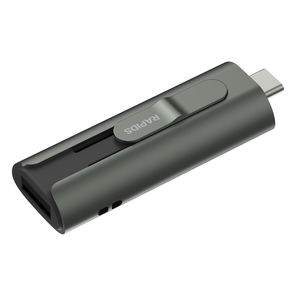 Memoria USB Dual impulsado por SSD Core / 512 GB / USB-C y USB-A / 1000 MB/s de Escritura