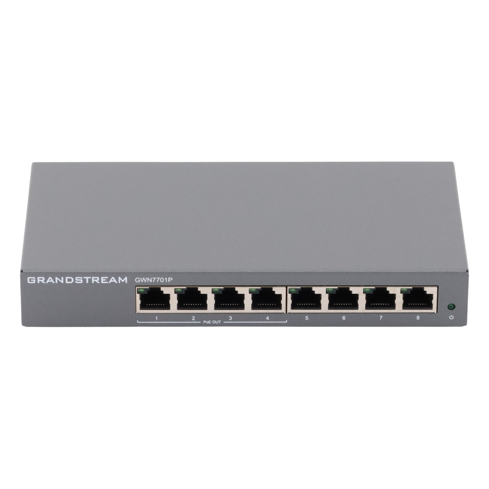 Switch PoE+ Gigabit No Administrable / 8 puertos 10/100/1000 Mbps / 4 puertos PoE+ / hasta 60W