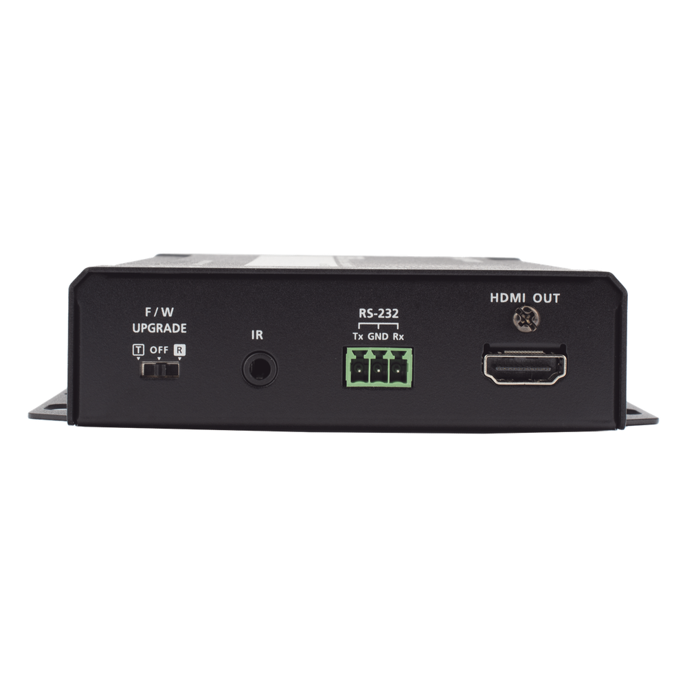 Receptor HDMI HDBaseT-Lite con PoH | 4K a 35 m (Cat 5e/6) / 40 m (Cat 6a/ATEN 2L-2910 Cat6); 1080p a 60 m (Cat 5e/6) / 70 m (Cat 6a/ATEN 2L-2910 Cat6) | HDBaseT Clase B | PoH PD |