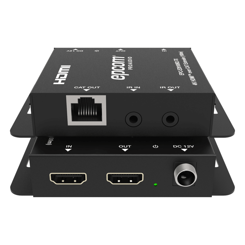 Kit Extensor HDMI | 4K30 hasta 100m | Cat6 | Transmisión sin Compresión | Soporta PoC Bidireccional | EDID y Audio 5.1CH
