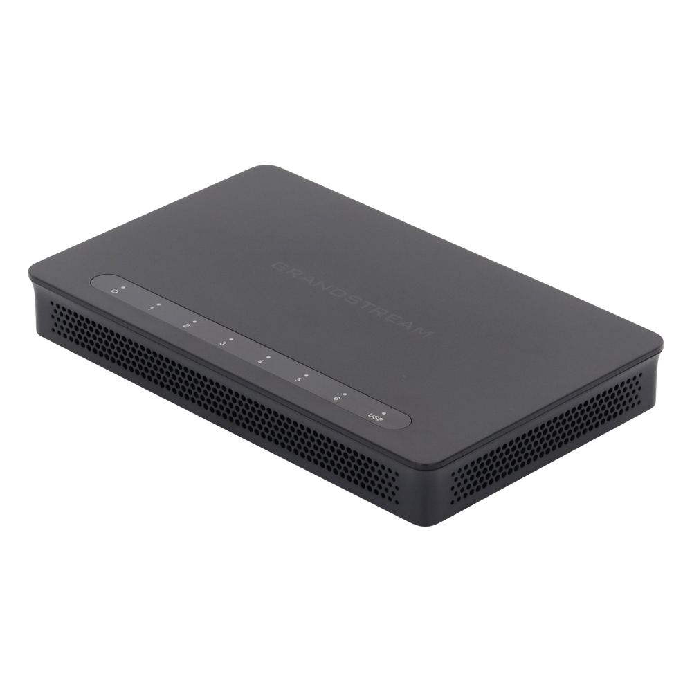 Router Gigabit VPN / Balanceador de cargas / 30,000 sesiones NAT / 6 puertos 10/100/1000 Mbps (WAN/LAN) / Compatible con GWN Cloud.