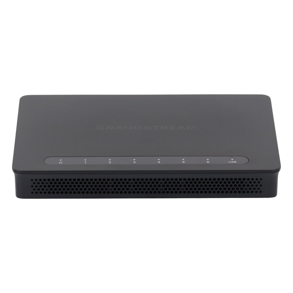 Router Gigabit VPN / Balanceador de cargas / 30,000 sesiones NAT / 6 puertos 10/100/1000 Mbps (WAN/LAN) / Compatible con GWN Cloud.