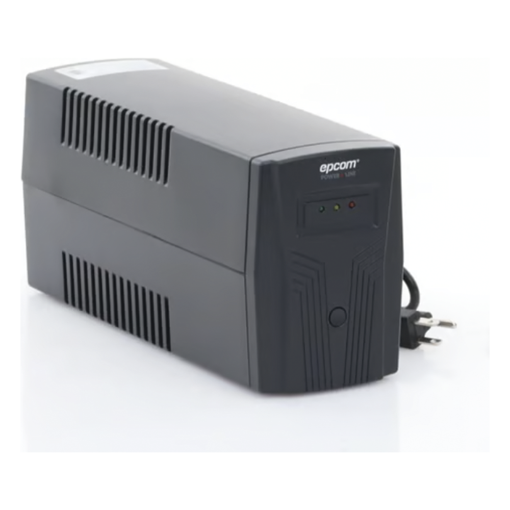 UPS de 600VA/360W / Protección contra Descarga, Sobretensión y Picos Transitorios / Entrada y Salida 120 Vca / Clavija NEMA 5-15P / 4 Tomas NEMA 5-15R/ Sin Protector RJ11 ni RJ45