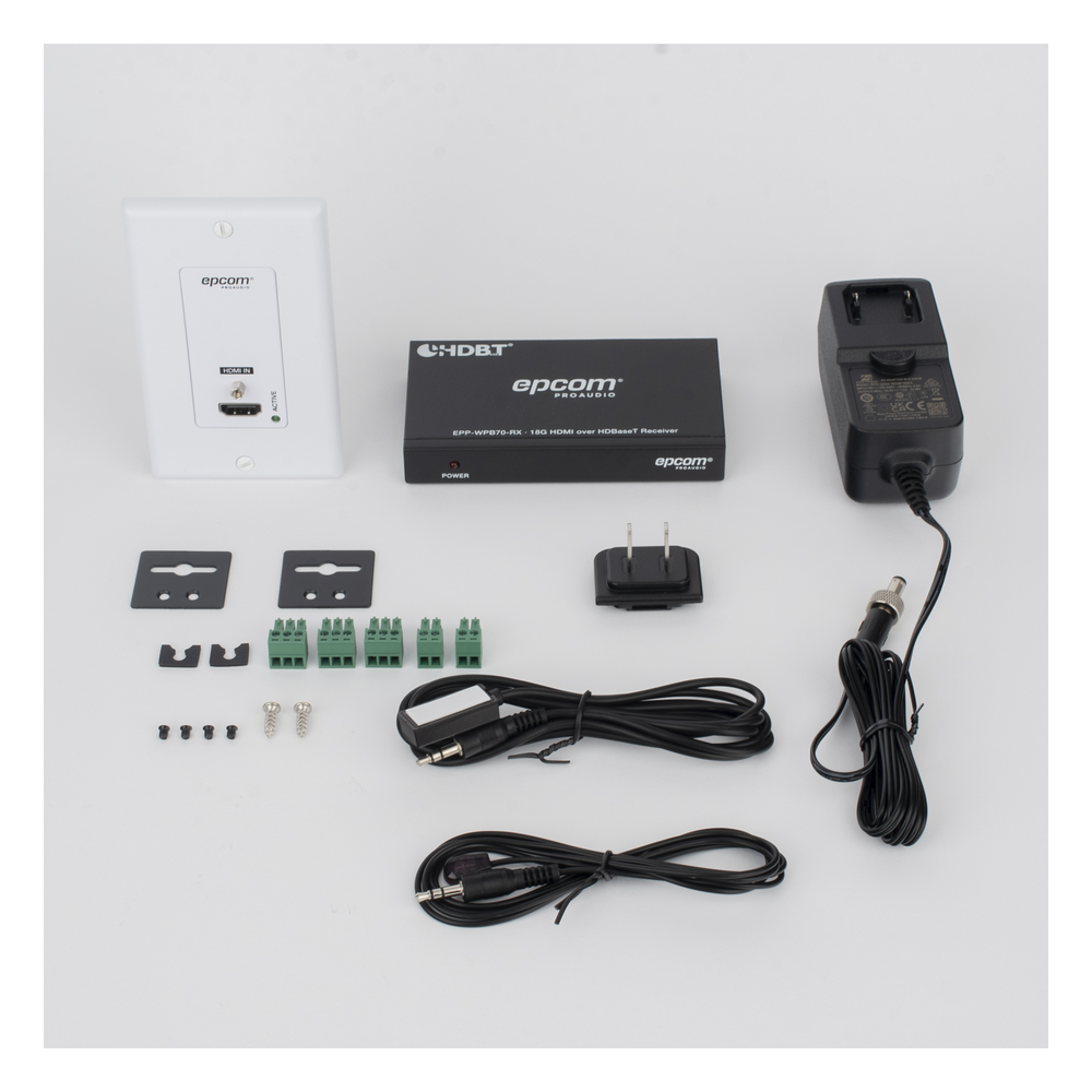 Kit Extensor HDBaseT | 4K2K@60Hz 40m | 1080p 70m | Función PoC | IR Bidireccional | RS-232 |