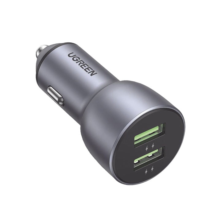 Cargador de Auto 36W | 2 Puertos USB-A | Carga Rápida | Compatible con Vehículos