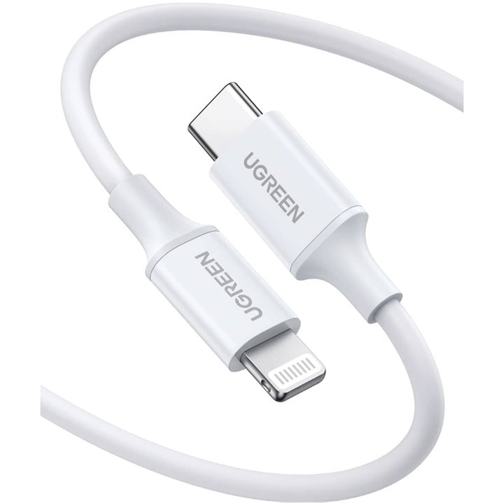 Cable USB-C a Lightning | 1 Metro | Certificado MFi | Carga Rápida 60W | 480 Mbps