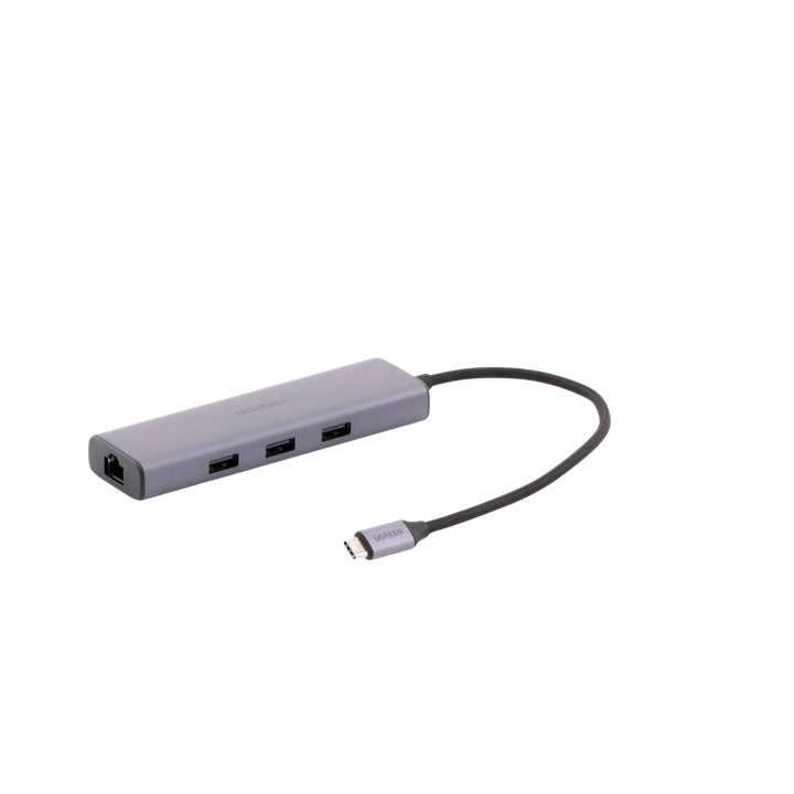 HUB USB-C (Docking Revodok) 6 en 1 | 3 Puertos USB-A 3.0 (5 Gbps) | USB-C PD 100W