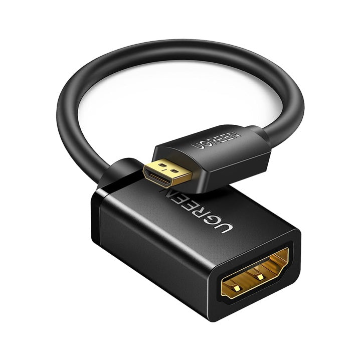 Adaptador Micro HDMI a HDMI (HDMI Tipo D) / 18Gbps / 4K@60Hz / HDR / Tecnología 3D