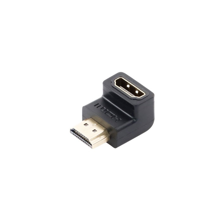 Adaptador HDMI de 90 Grados Macho a Hembra / Hacia Abajo / HDMI 2.0 4K