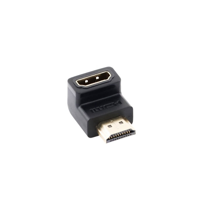 Adaptador HDMI de 90 Grados Macho a Hembra / Hacia Abajo / HDMI 2.0 4K