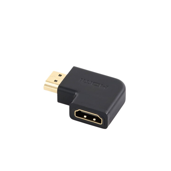 Adaptador HDMI Tipo L Macho a Hembra / Hacia Abajo / HDMI 2.0 4K