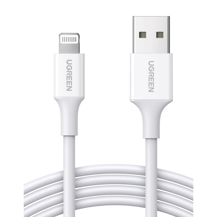 Cable USB-A a Lightning | 1 Metro | Certificado MFi | Carga Rápida 5V/2.4 A| 480 Mbps