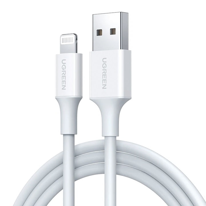 Cable USB-A a Lightning | 1 Metro | Certificado MFi | Carga Rápida 5V/2.4 A| 480 Mbps