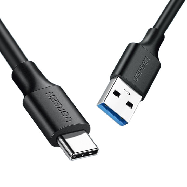 Cable USB-A a USB-C | 1 Metro | Carga y Sincronización de Datos | Carga Rápida 60W | Datos 5 Gbps