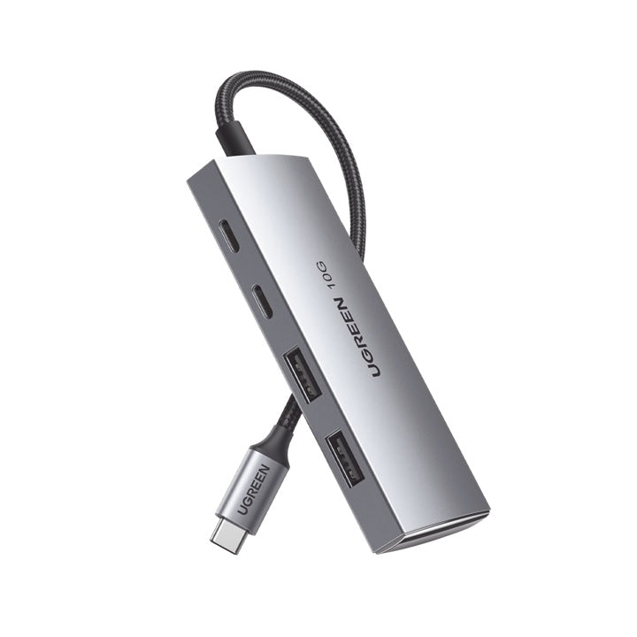 HUB USB-C 3.2 4 en 1 | 2 Puertos USB-C 3.2 (10 Gbps) | 2 Puertos USB-A 3.2 (10 Gbps) | Admite OTG