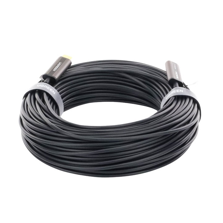 Cable HDMI de 50 Metros por Fibra Óptica 4K@60Hz | Fibra de 4 núcleos + Cobre estañado de 7 núcleos