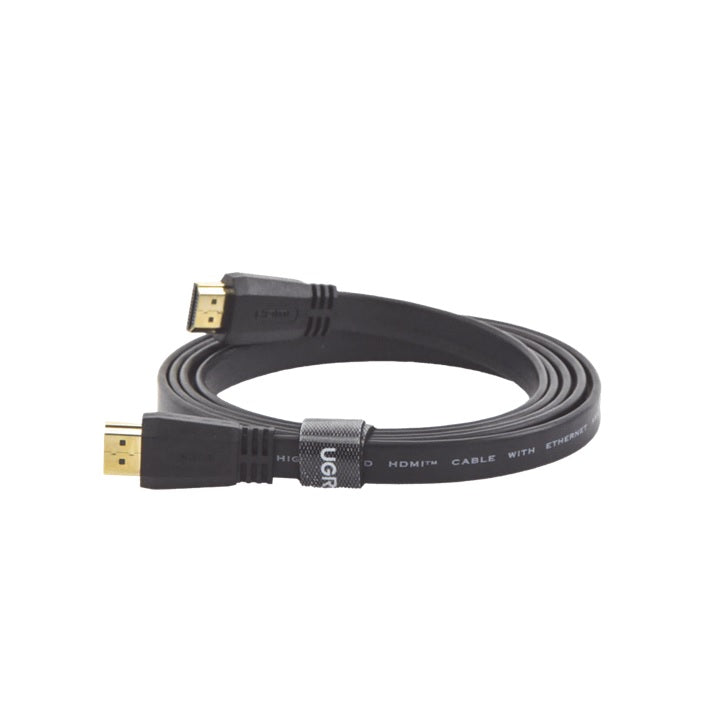 Cable HDMI 2.0 Plano de 1.5 m / 4K@60Hz / HDR / 3D / HEC (Canal Ethernet HDMI)