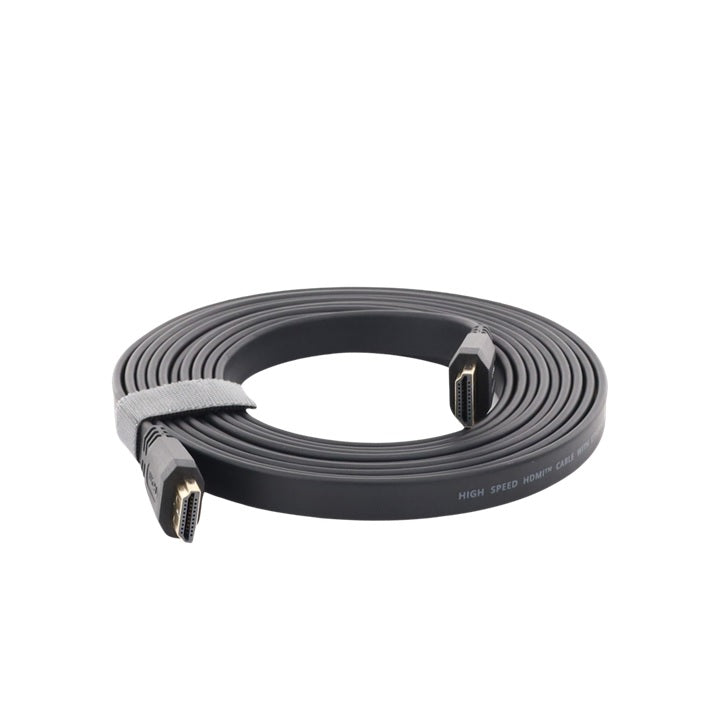 Cable HDMI 2.0 Plano de 3 m / 4K@60Hz / HDR / 3D / HEC (Canal Ethernet HDMI)