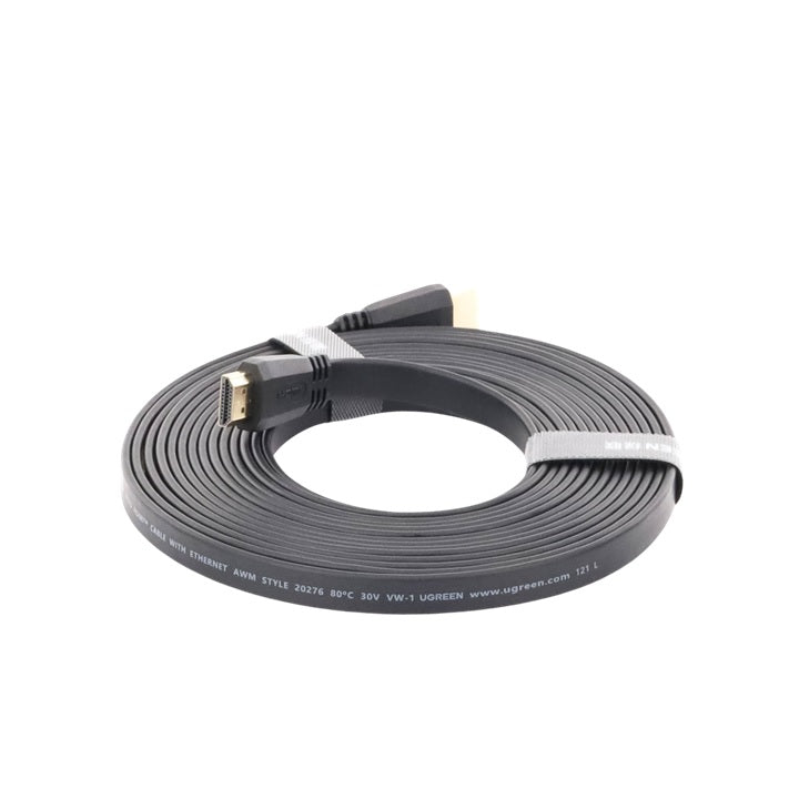 Cable HDMI 2.0 Plano de 5 m / 4K@60Hz / HDR / 3D / HEC (Canal Ethernet HDMI)