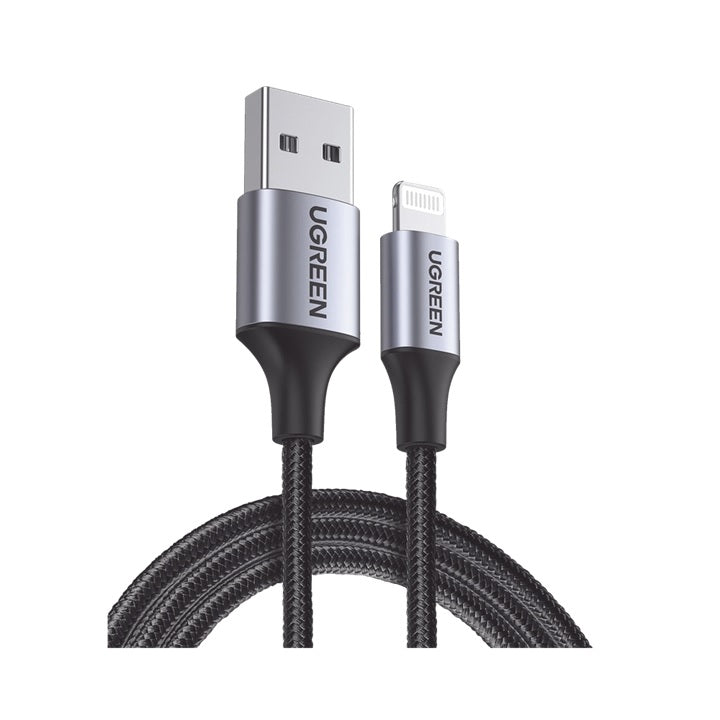 Cable USB-A a Lightning | 1 Metro | Certificado MFi | Carga Rápida 5V/2.4 A | 480 Mbps