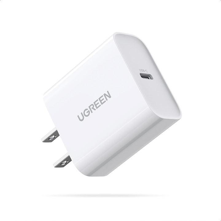 Cargador USB-C de 20W | 1 USB-C de Carga Rápida | QC4.0+ | PD3.0 | PPS | BC1.2|